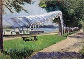 Drying Laundry on the Banks of the Seine